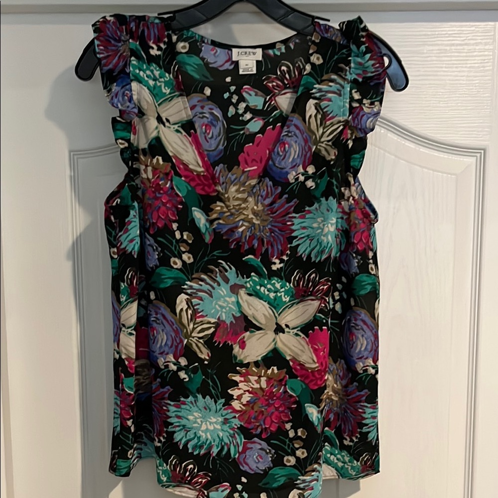 J. Crew Factory Ruffled Blouse